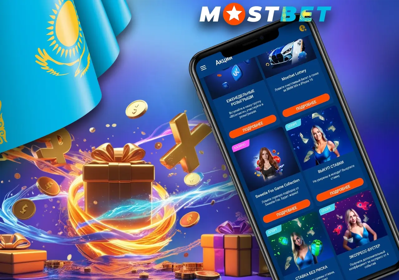 Бонусы и акции на Mostbet для всех игроков